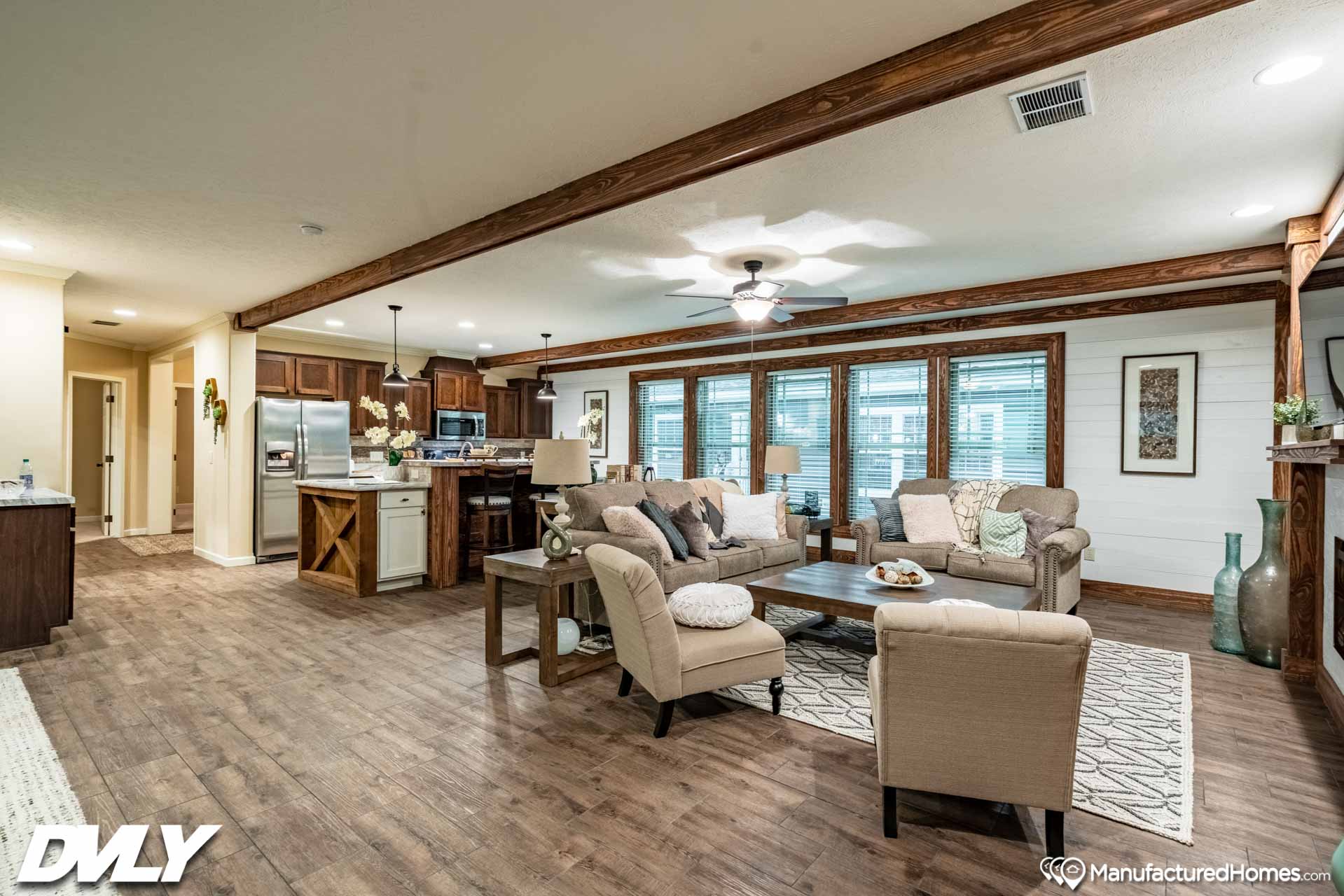 The yule interior home features