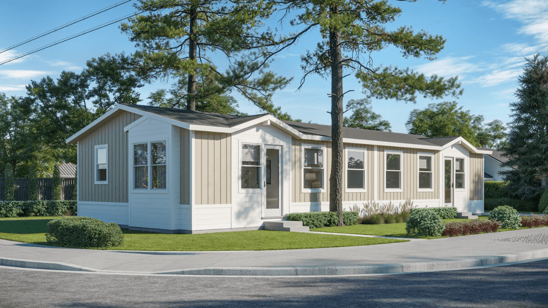 The glacier hero, elevation, and exterior home features