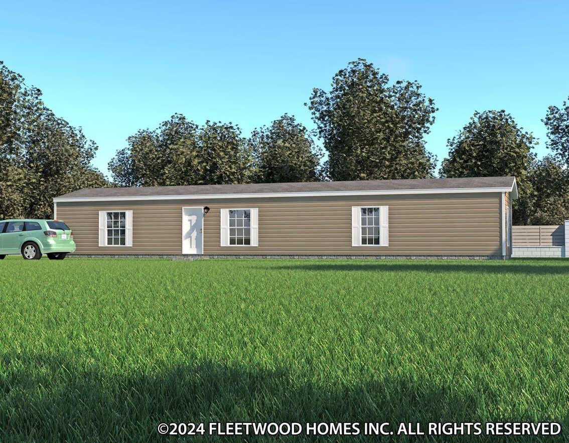 Pure 16663u hero, elevation, and exterior home features