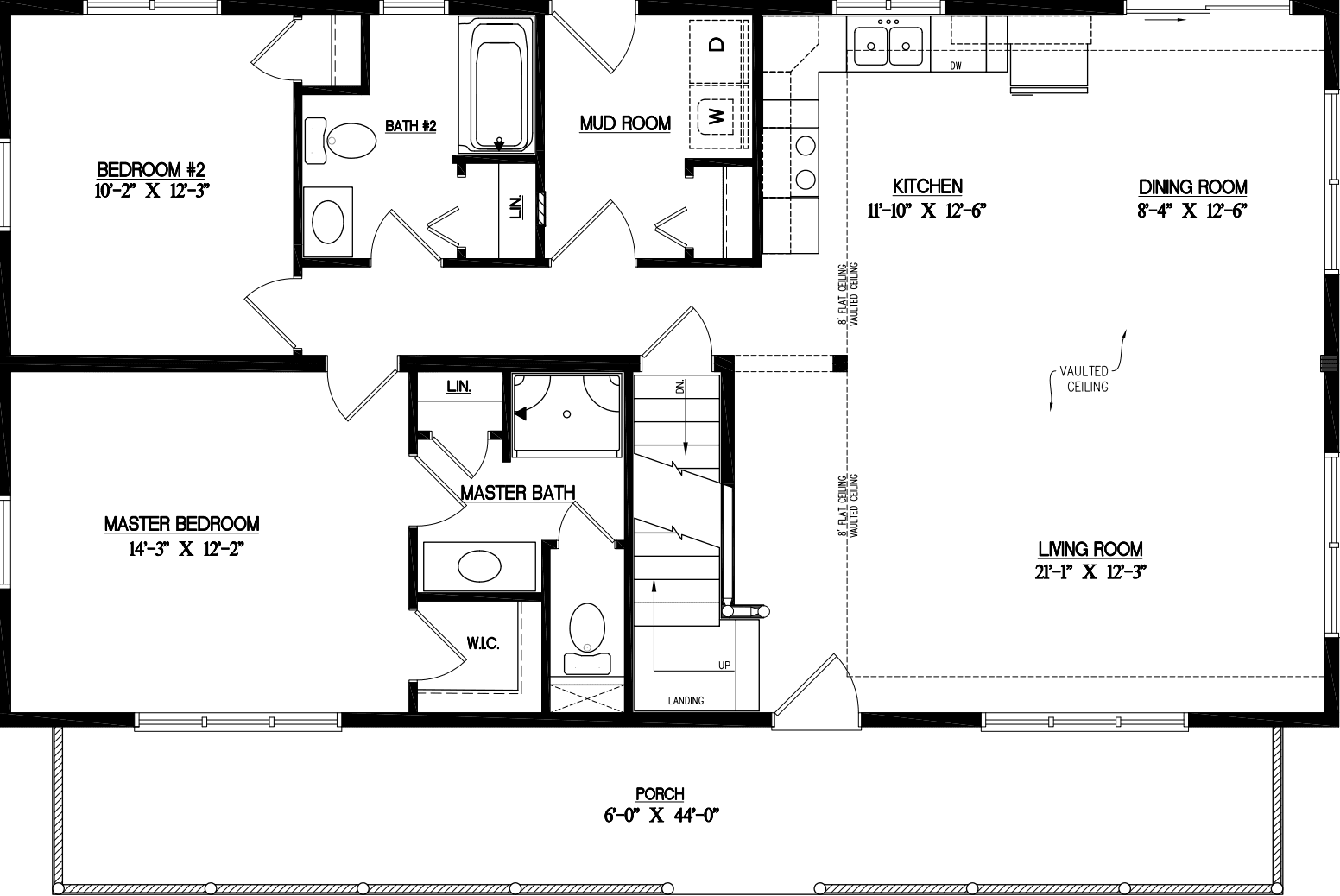 Glacier 2648 floor plan home features