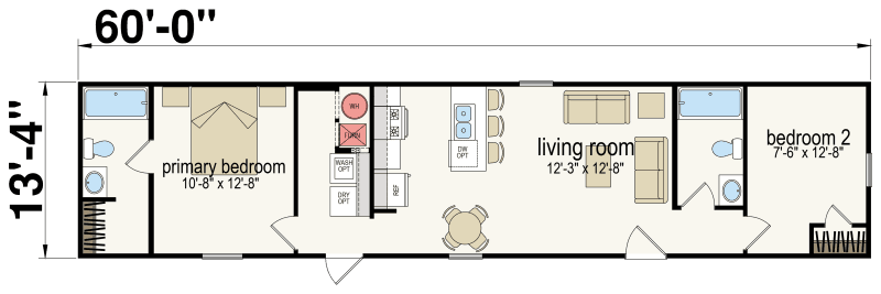 Crest community floor plan home features