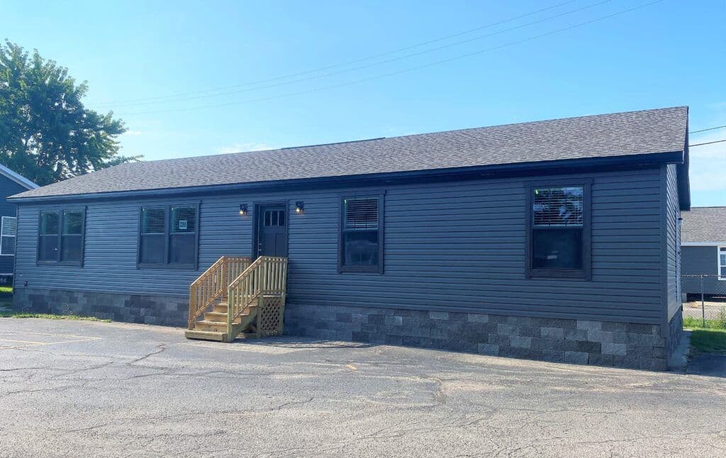 Elm st hero, elevation, and exterior home features