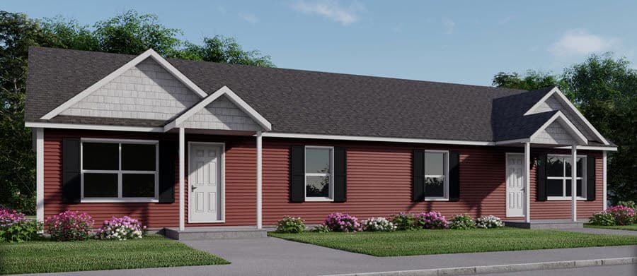 Suntree ii duplex hero, elevation, and exterior home features