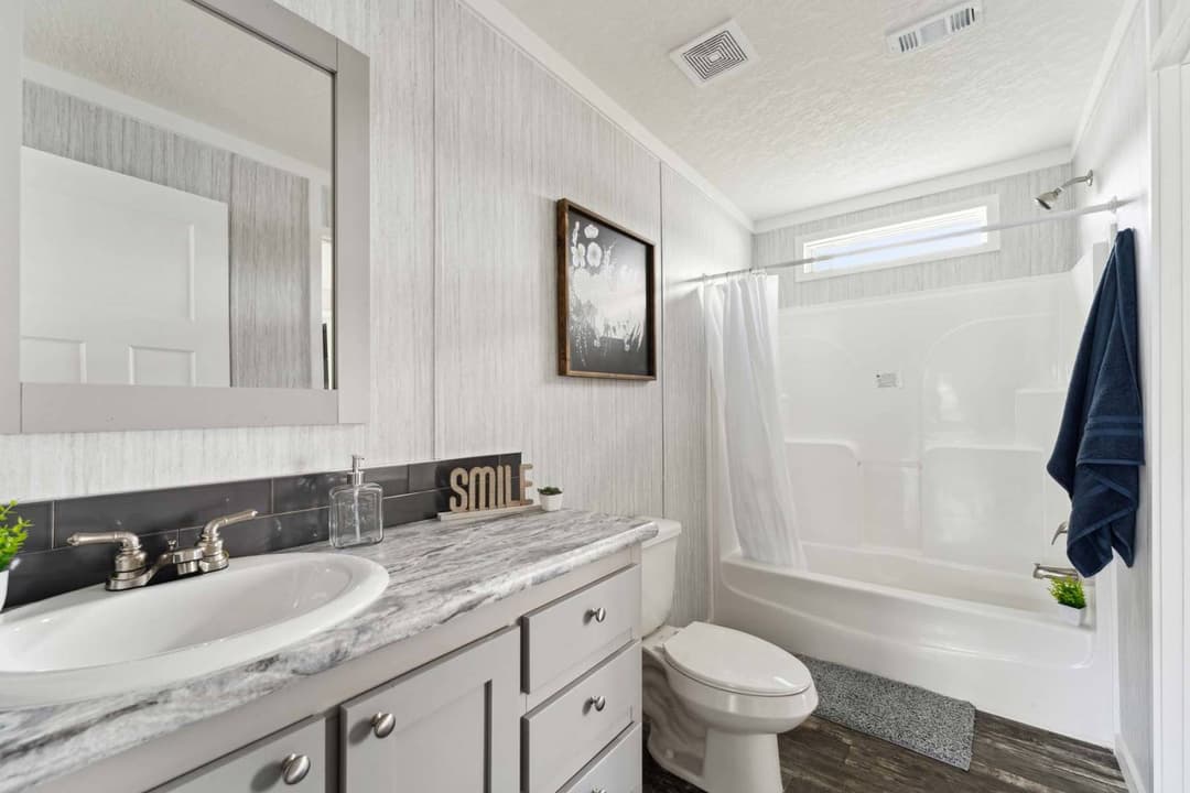 The chipper bathroom home features