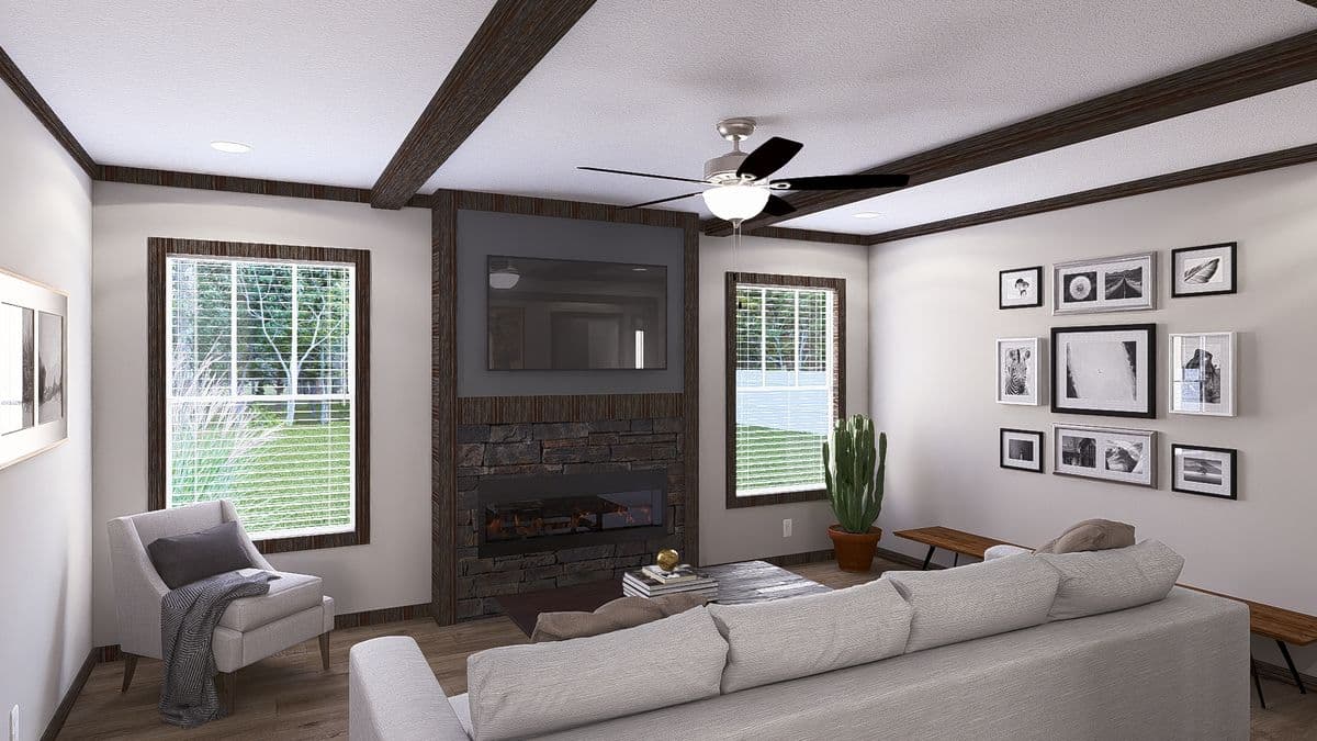 The jackson interior home features