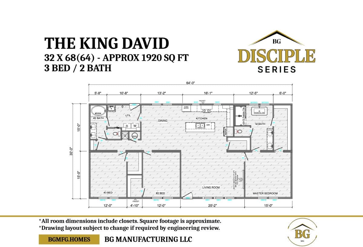 The king david 64  home features