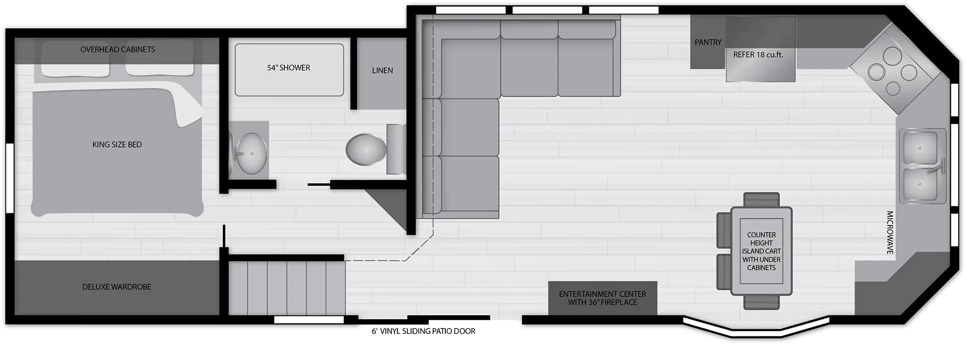 Island 6178 floor plan home features
