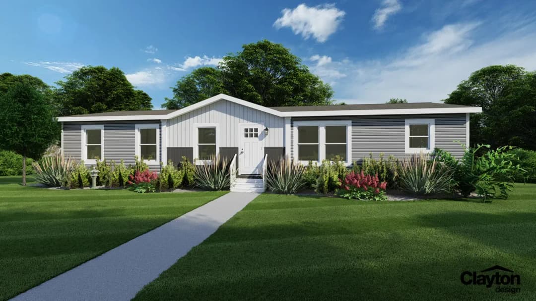 Breeze farmhouse hero, elevation, and exterior home features