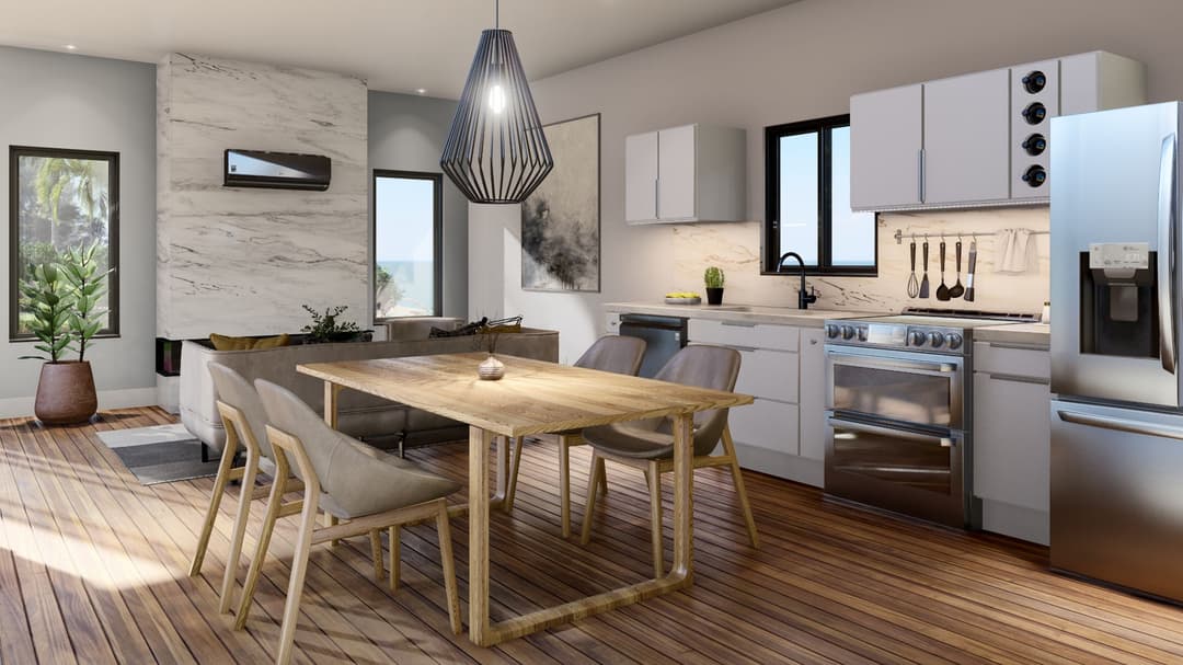 Model 23 kitchen home features