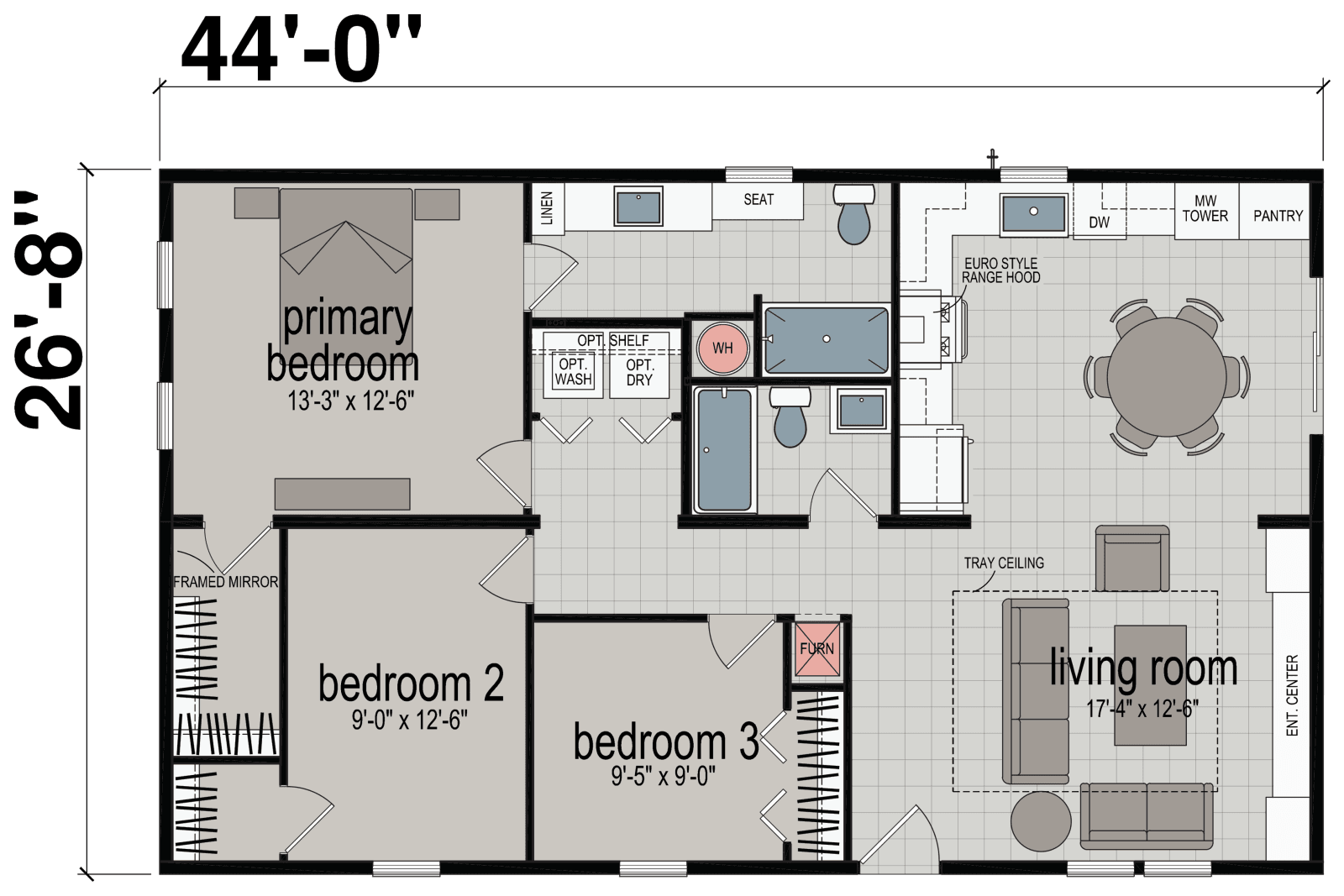 Encore floor plan home features