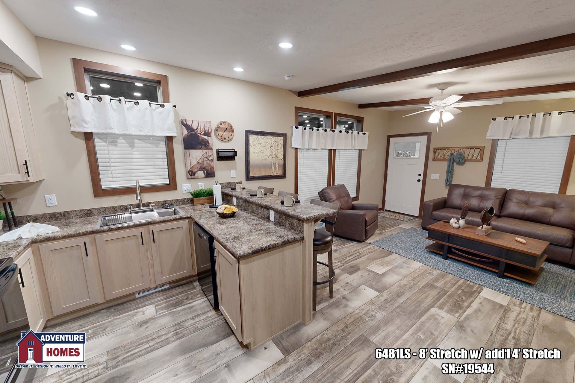 6481ls (8’ stretch) interior home features