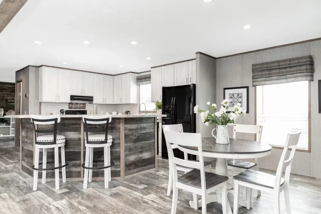 The morris interior home features