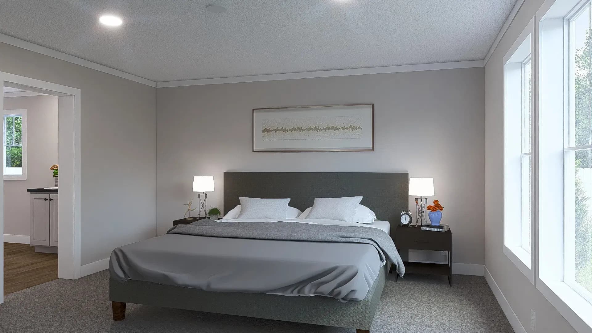 Shout bedroom home features