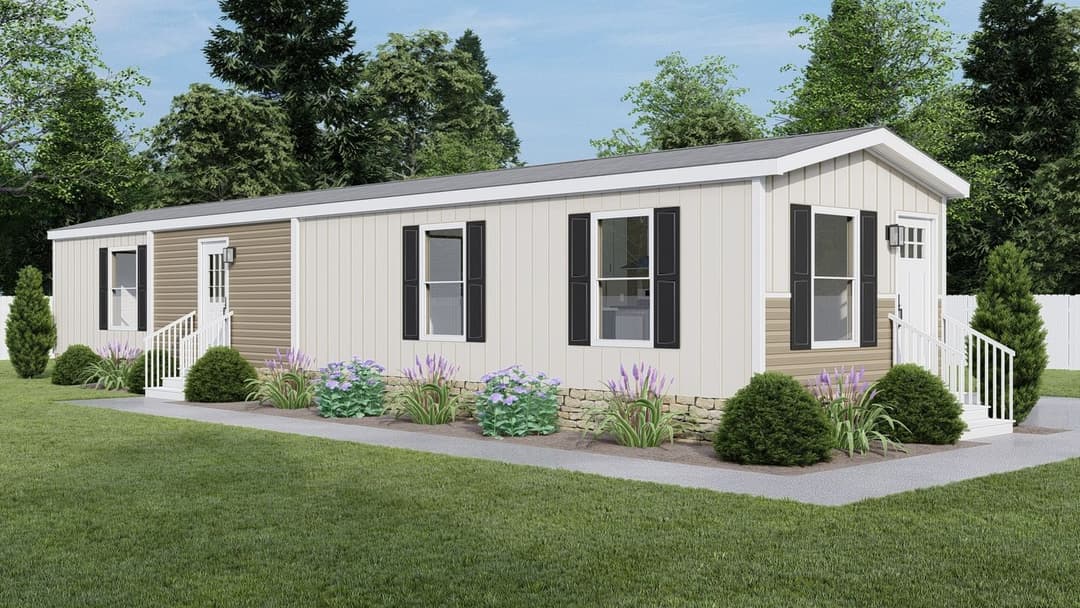 Cortes elevation and exterior home features