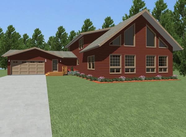 Loft 4790 hero, elevation, and exterior home features