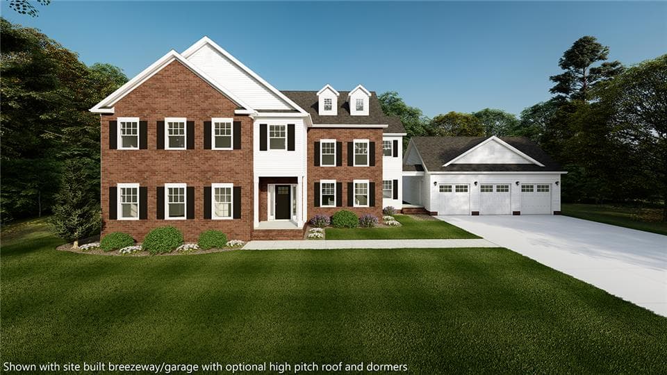 Julianna hero, elevation, and exterior home features