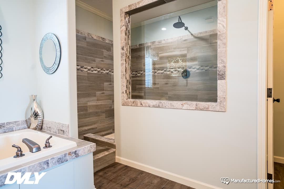 The millwood bathroom home features