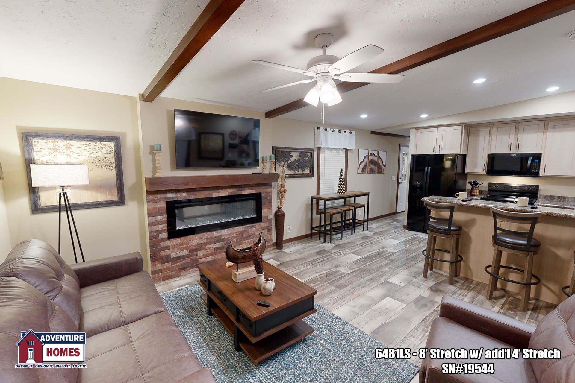 6481ls (8’ stretch) interior home features