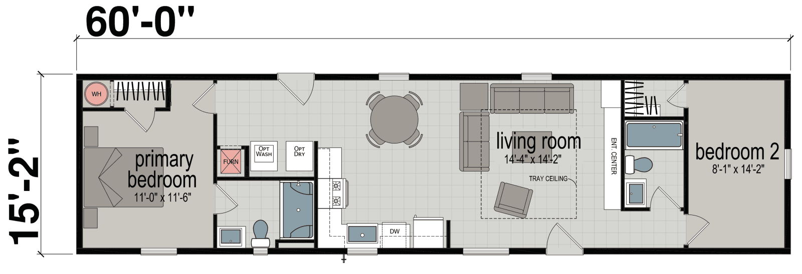 Affinity max floor plan home features