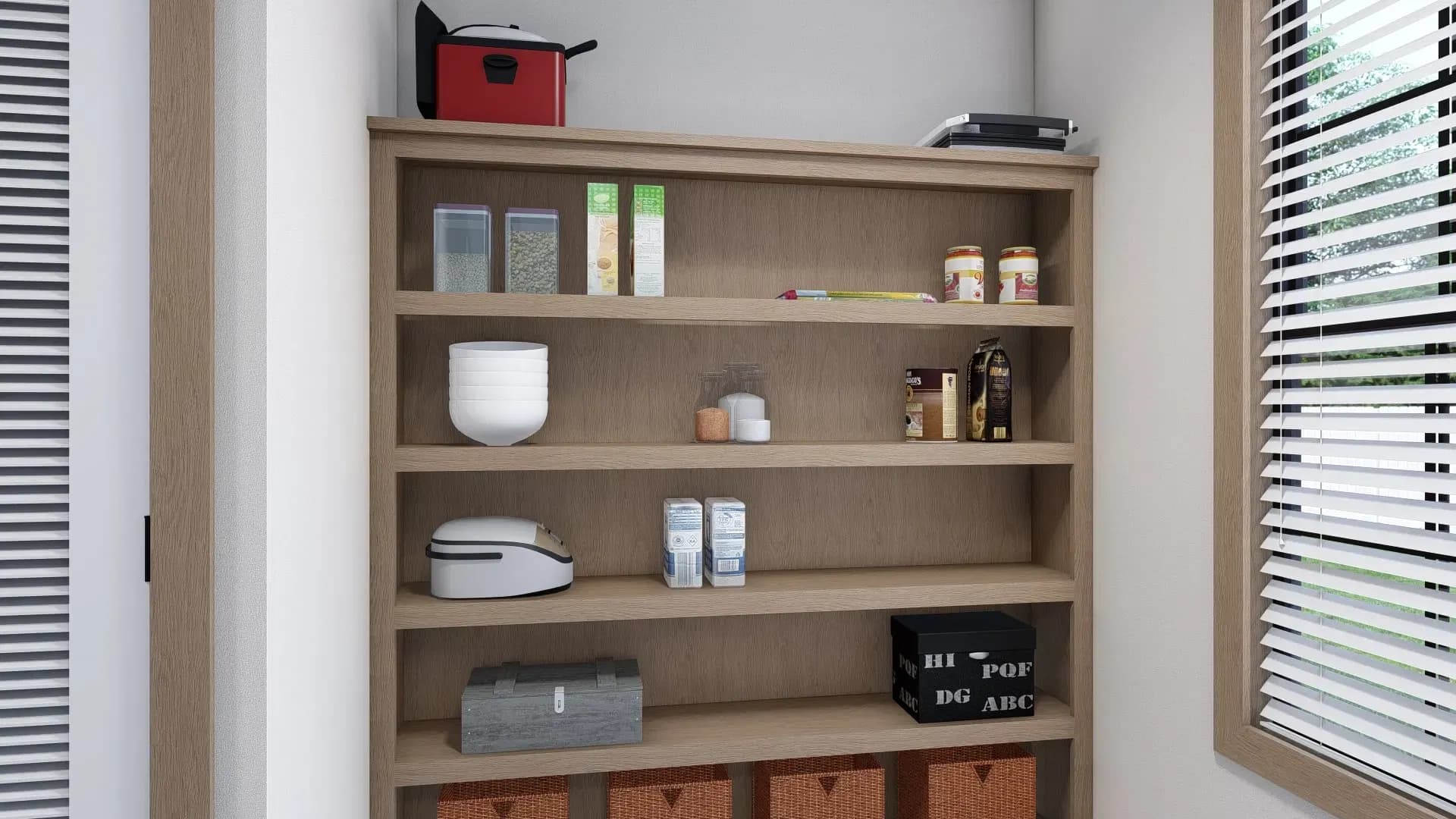 The loralei interior home features