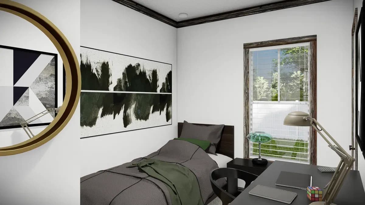 The bandit bedroom home features