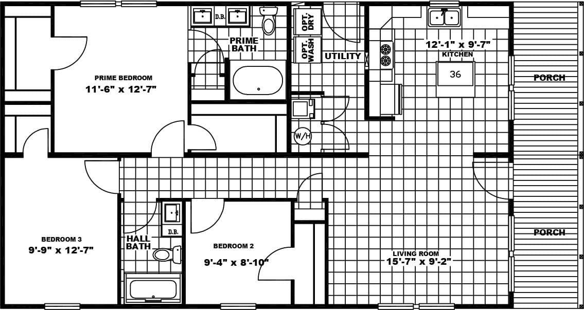 Scenic lakeview elite floor plan home features