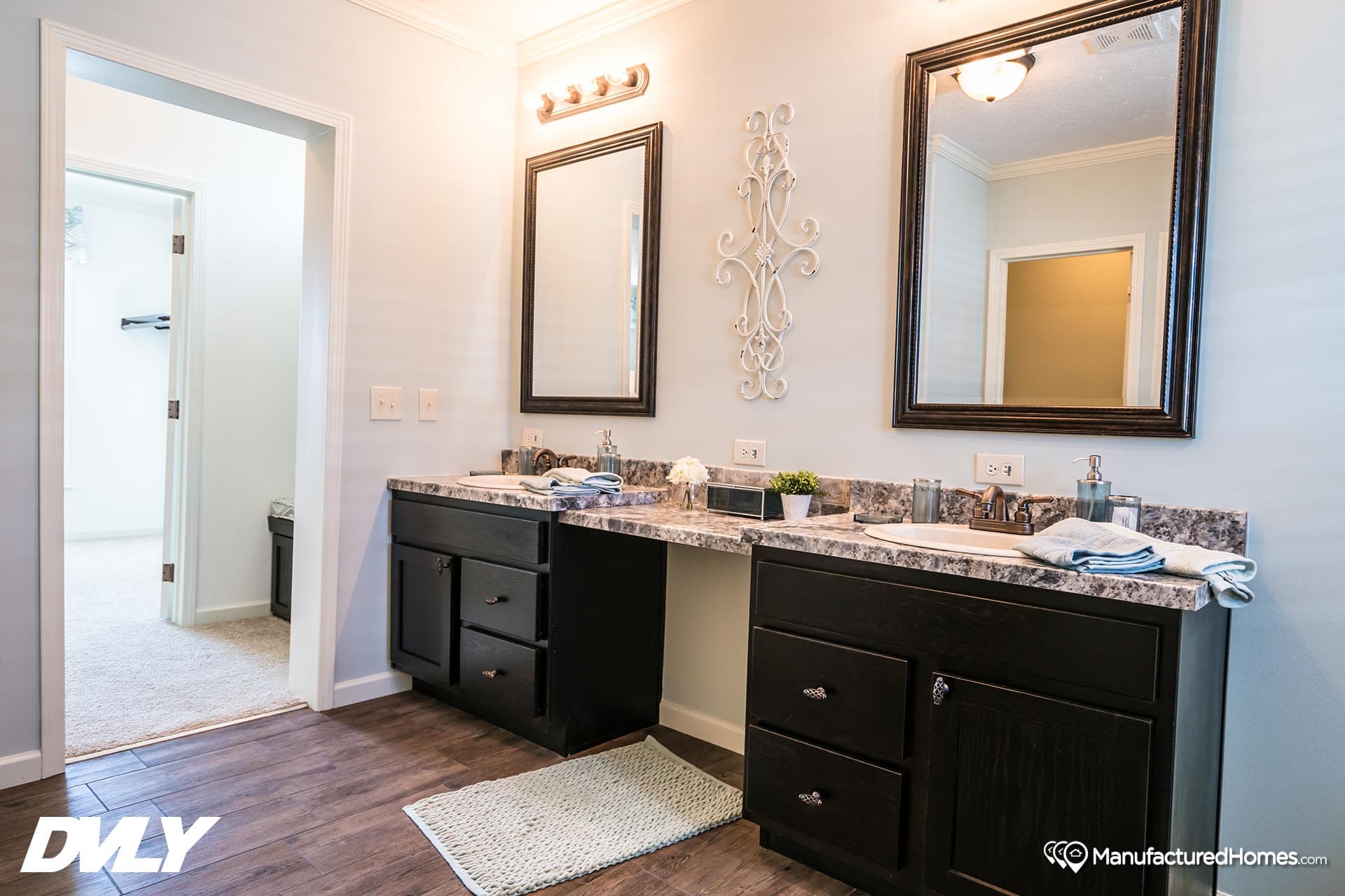 The millwood bathroom home features