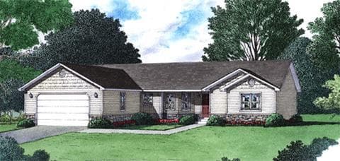 Monterey hero, elevation, and exterior home features