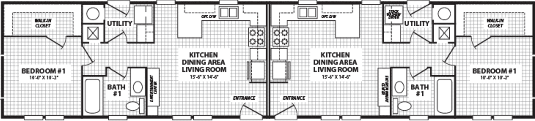The blue ridge floor plan home features