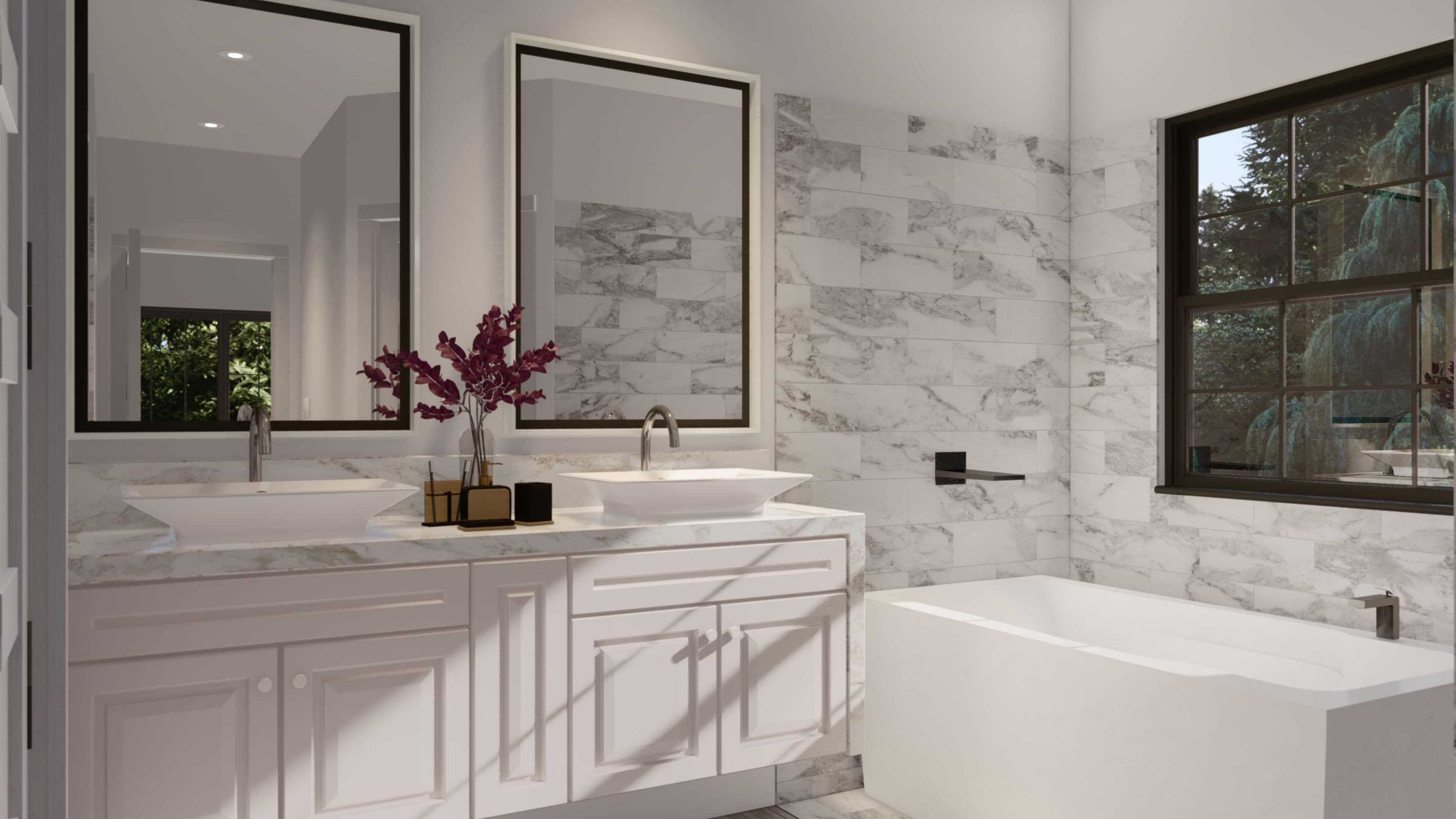 Model 14 bathroom home features