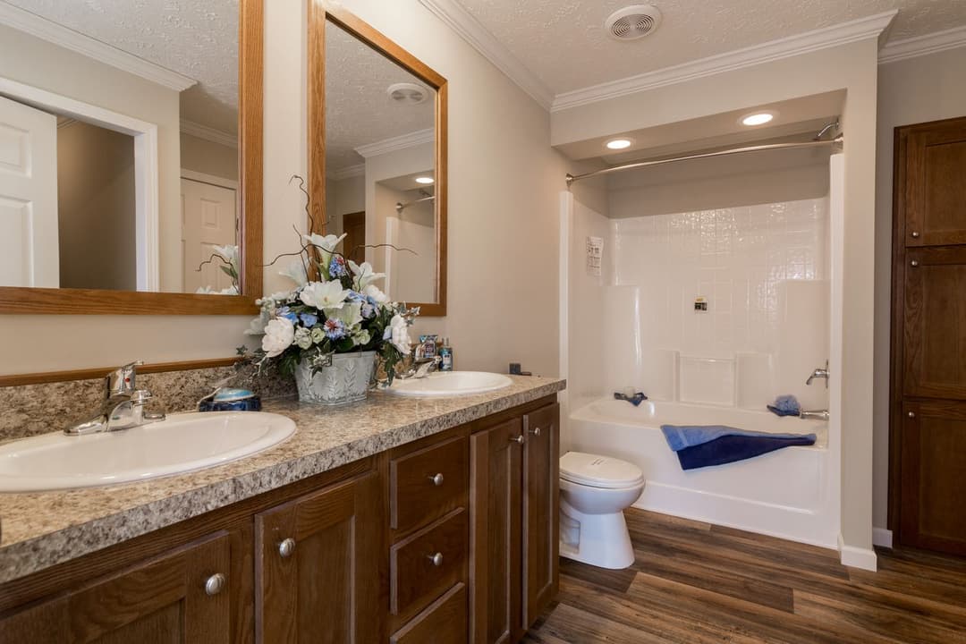 The elite 52 bathroom home features