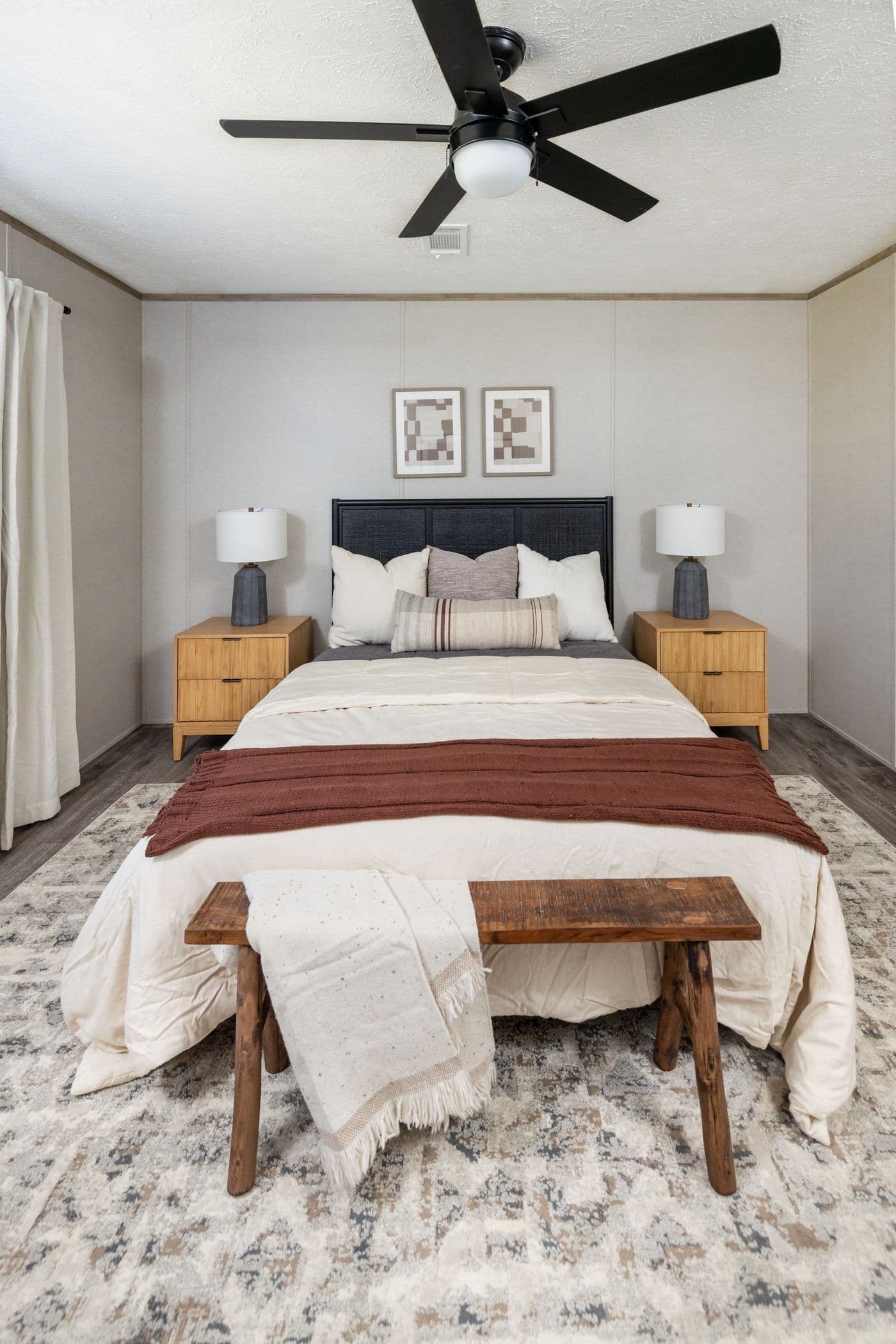 Sterling anniversary bedroom home features