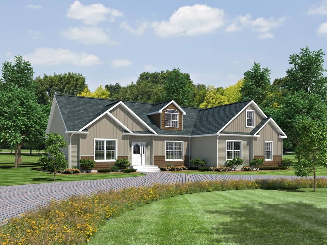 Elite 4 46644a hero, elevation, and exterior home features