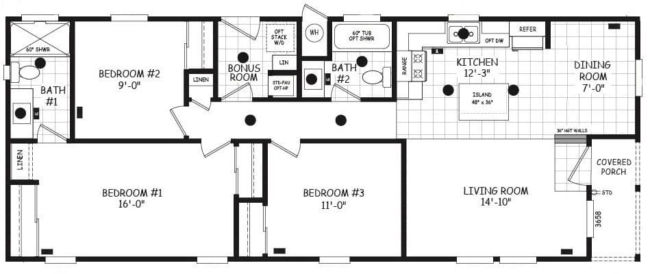 Edge 20523b floor plan home features