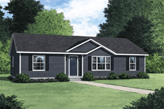 Bismark hero, elevation, and exterior home features