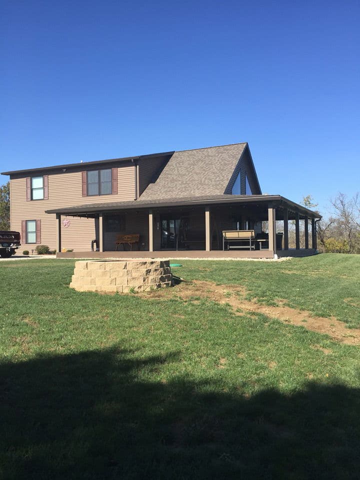 Mountainview elevation and exterior home features