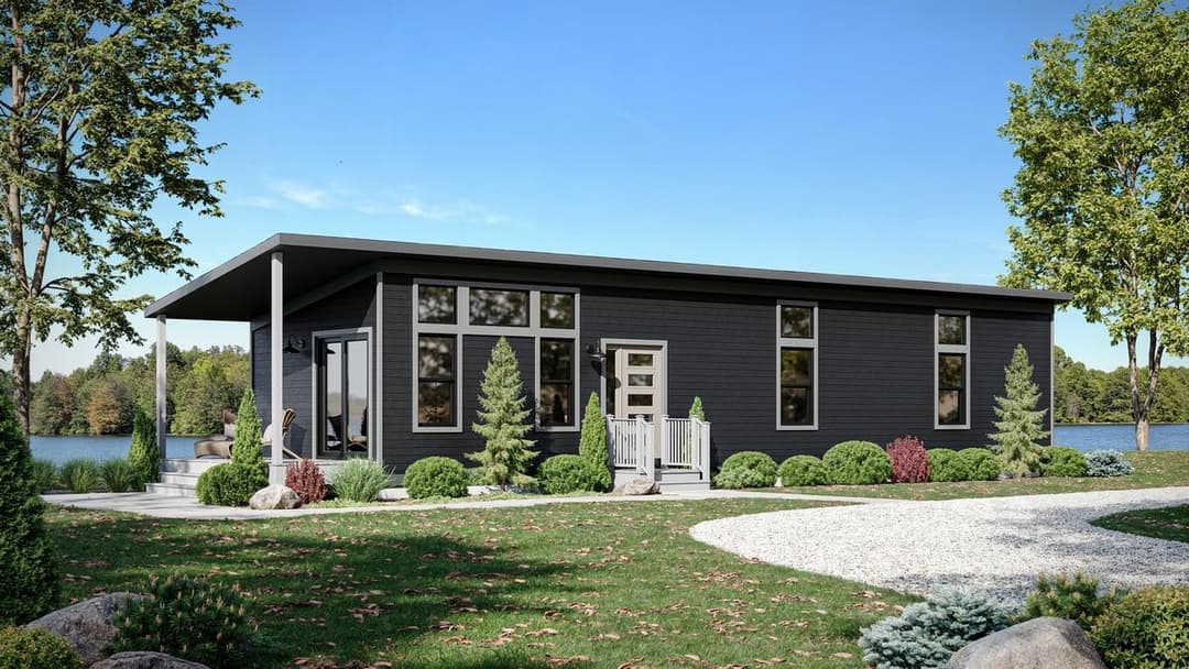 Grove exterior and elevation home features