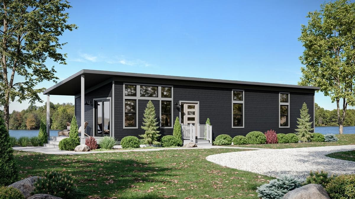 Grove exterior and elevation home features