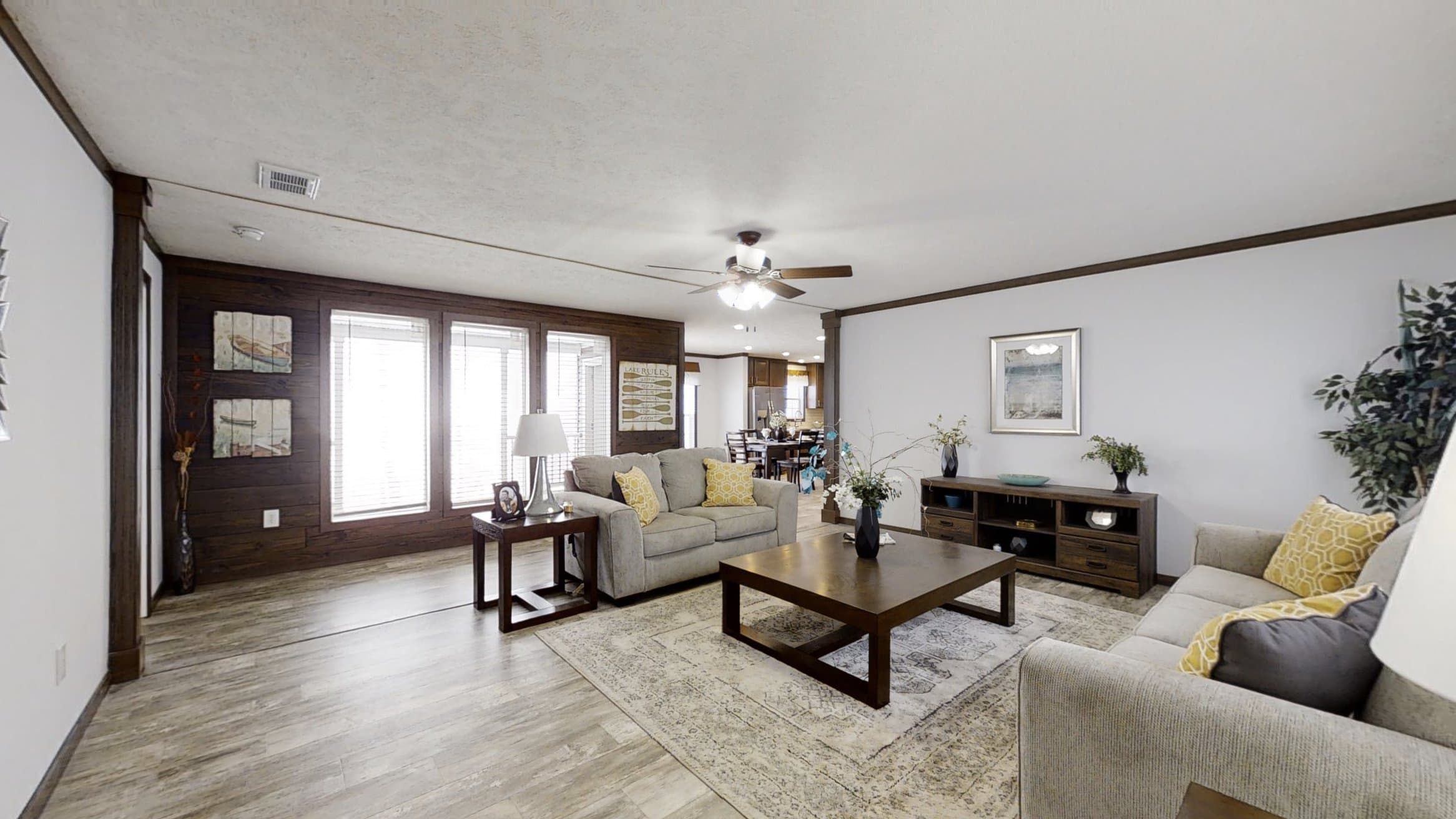 The turner interior home features