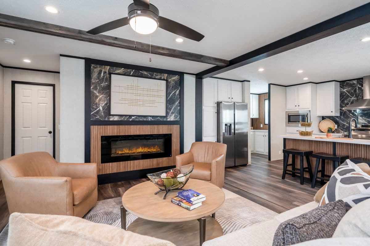 The dark nova interior home features