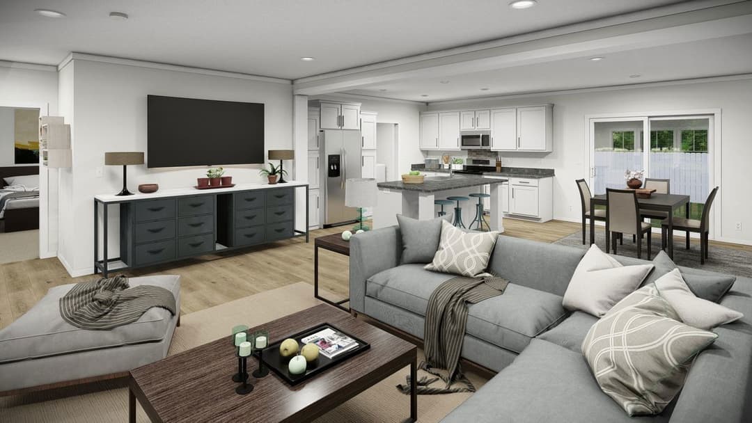 The parker interior home features