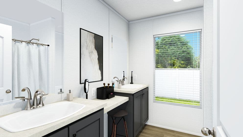 The island breeze 64 bathroom home features
