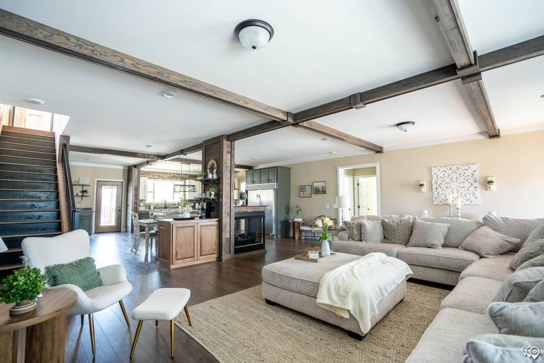 The barndominium 2 interior home features