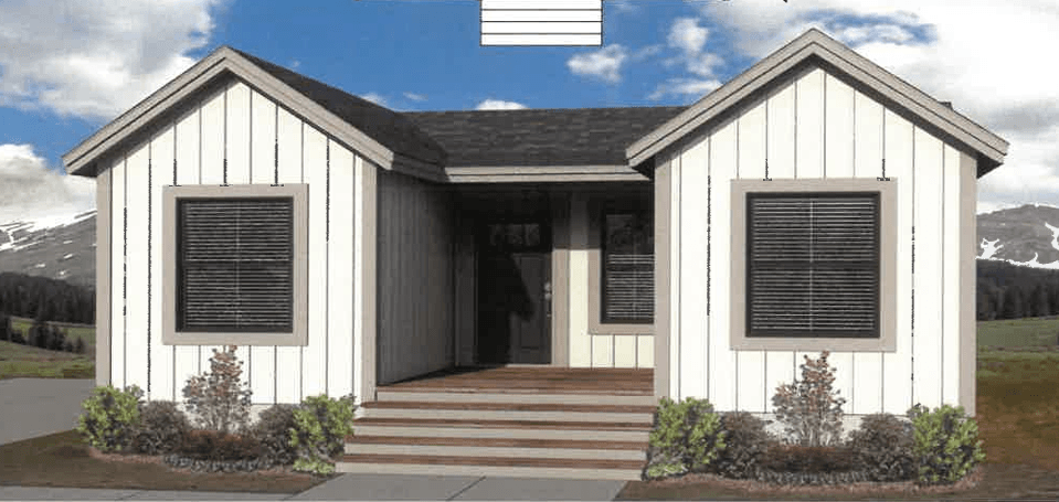 Aurora hero, elevation, and exterior home features