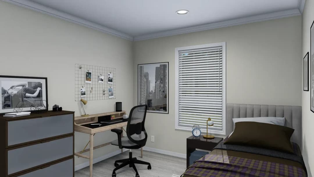 Ridge bedroom home features