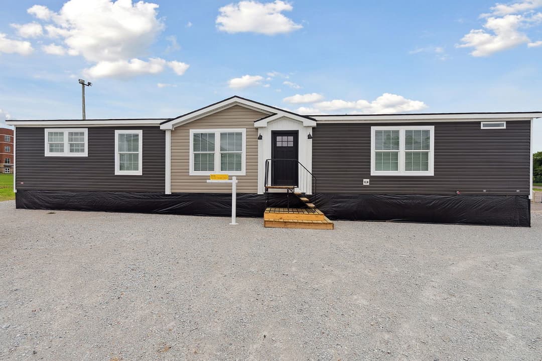 Blue sky hero, elevation, and exterior home features