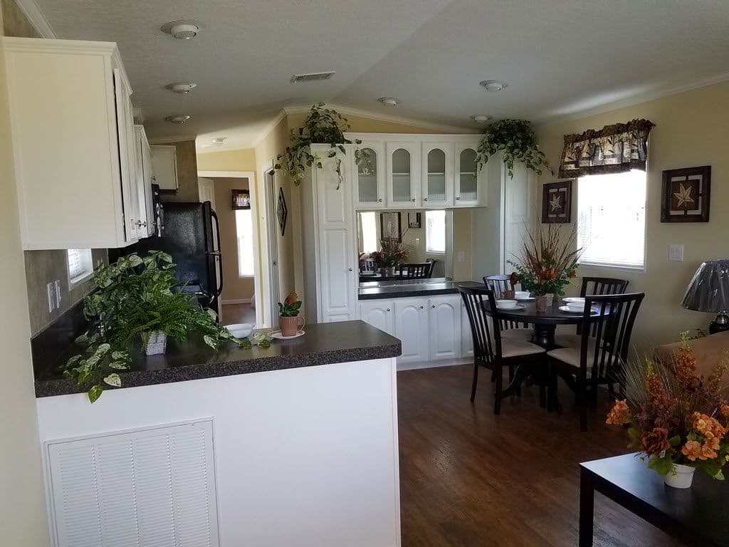 Park model interior home features