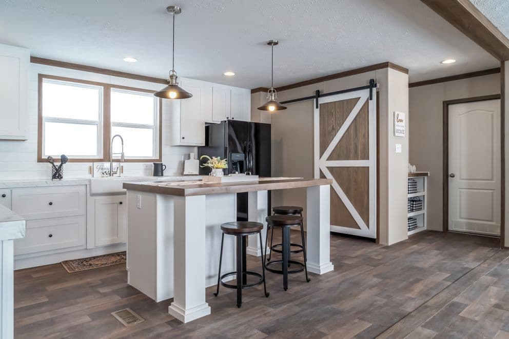 The farmhouse breeze 72 kitchen home features