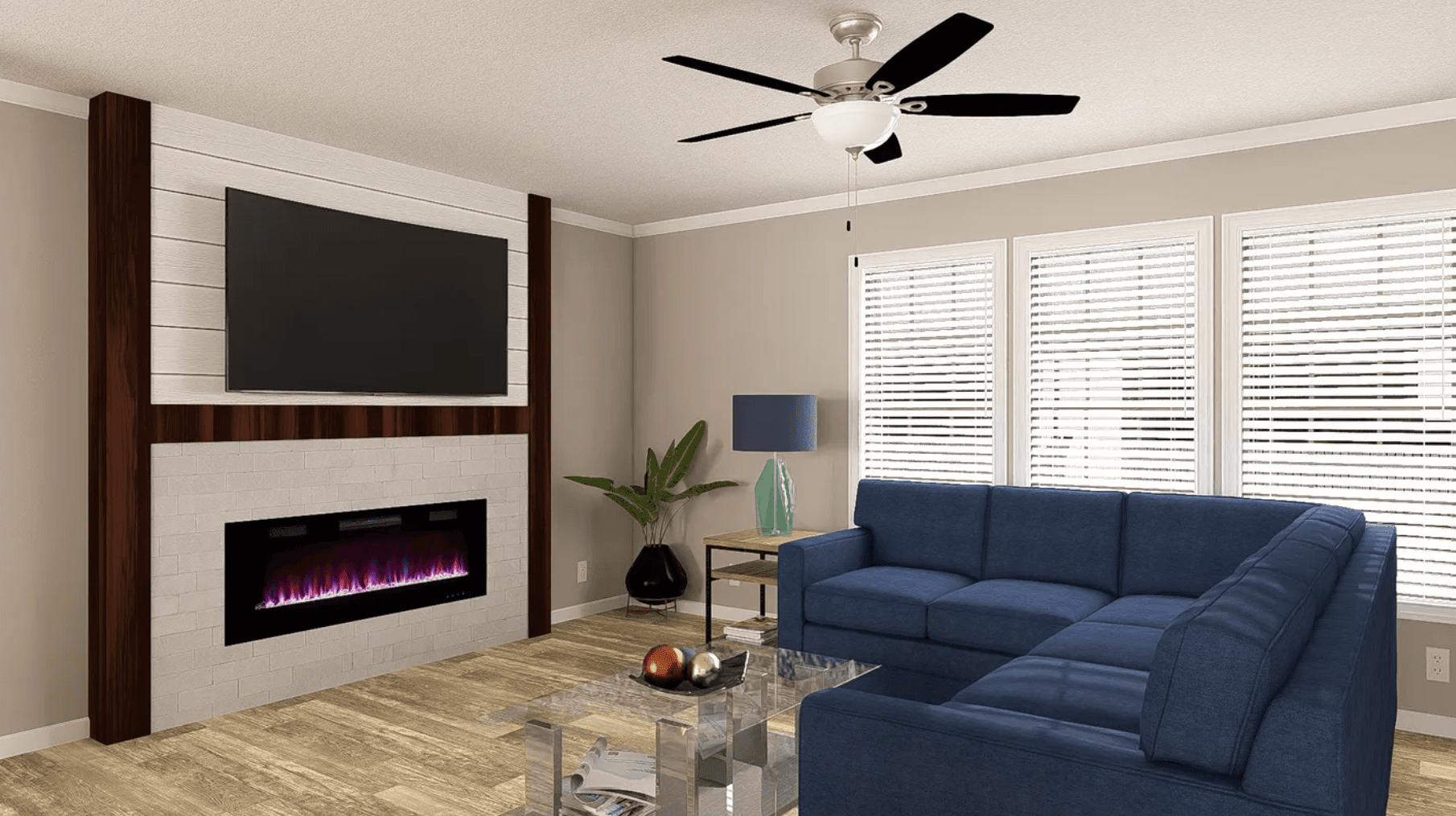 The big easy interior home features