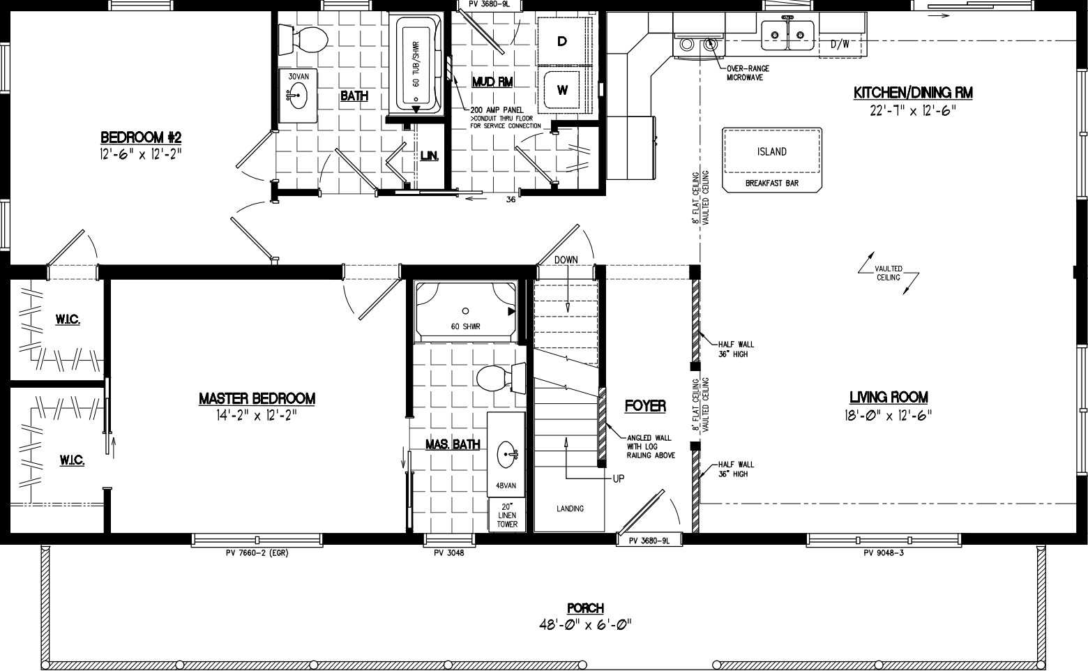 Mountaineer deluxe 2652 floor plan home features